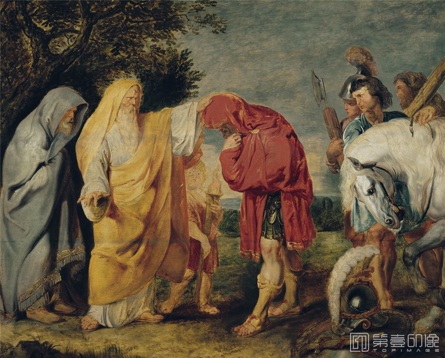 油画-列支敦士登皇家美术馆-Peter Paul RubensThe Consecration of Decius Mus-378